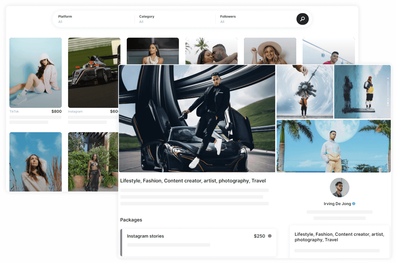 Find and Book European Creators in Minutes